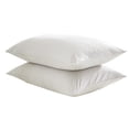 thumbnail image 1 of 2PCS Pillowcases Cotton Breathable Soft Pillow Protector Cover with Envelope Closure for Bedroom Hotel White, 1 of 7