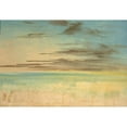 thumbnail image 2 of George Catlin 18x14 Gold Ornate Wood Frame and Double Matted Museum Art Print Titled - Landscape Background 5 (1846-1848), 2 of 4