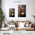 thumbnail image 3 of Elephant Stock Cigar On Whiskey Glass Wall Art - Vertical Multi Panel Canvas - Dining Room Wall Decor - Food And Drink Multi Panel - Gray And Brown Decor - 14" x 23", 3 of 4