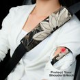 thumbnail image 2 of WYYP Flower Design Mosaic Comfortable Car Seat Strap Pads Car Seat Belt Pad Cover Ideal for Car Interior Accessories 1Pcs, 2 of 5
