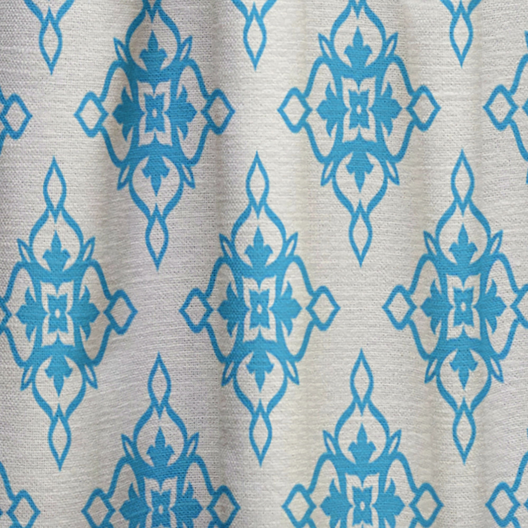 Designart 'Ornamental Retro Pattern I' Mid-Century Modern Curtain Panel