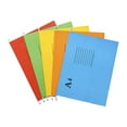 thumbnail image 1 of EeaseCA 5 Pcs A4 Sized Suspension File Folder Hanging File Holder Paper Wear-resistant Frame Documents Organizer Desktop Office Supplies (Mixed Color), 1 of 7