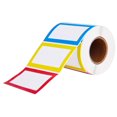 thumbnail image 1 of Rectangular Colored Sticker Color Coding Sticker Rolls Rectangle Adhesive Label Solid Colors Label Tags for Inventory Organization, File Classification, 1 of 4
