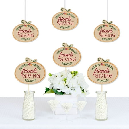 - Friends Thanksgiving Feast - Pumpkin Decorations DIY Friendsgiving Party Essentials - Set of 20