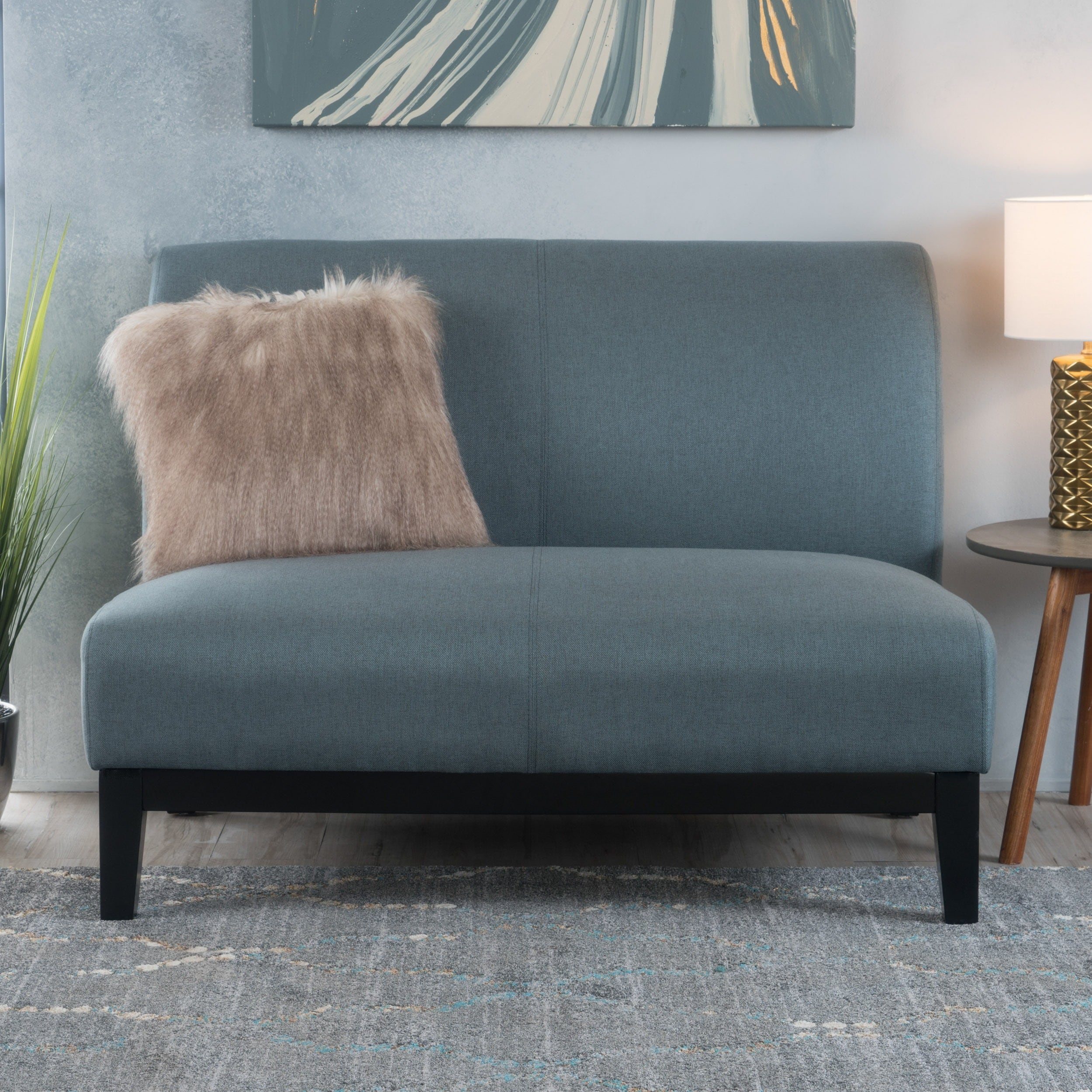 Christopher Knight Home Darcy Fabric Loveseat Settee Sofa by Walmart