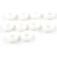 thumbnail image 1 of 10 Pcs Illets de Pare-Feu en Caoutchouc Blanc à Double Face Diamètre Intérieur 5mm, 1 of 1
