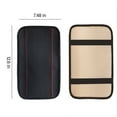 thumbnail image 3 of Leather Car Armrest Pad Universal Center Console Cover Waterproof Non Slip Cushion Interior Protector for Car SUV Truck, 3 of 9