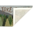thumbnail image 5 of Liora Manne Frontporch Take A Hike Indoor Outdoor Area Rug Forest, 5 of 6