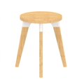 thumbnail image 1 of Mesa Safco RESENDTNA, esquina con detalles de arce, 44 cm, 1 of 6