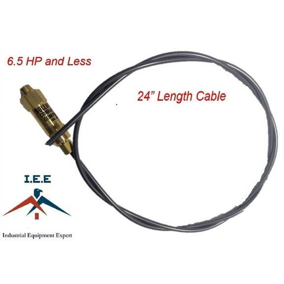 New Throttle Control Cable for Gas Air Compressors Unloader 24"