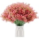 thumbnail image 5 of Ramas de flores artificiales de Gypsophila, toque Real, arreglo Floral para fiesta de boda, decoración del hogar (rosa), 6 uds., 5 of 5