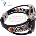 thumbnail image 2 of Fancy Bands (Pequeño, Mediano, Grande, XL) con cierre de acero inoxidable y piezas de bronce para mujer, correa de cuero de repuesto ajustable para Apple Watch de 38 mm (Series 1,2,3,4,5,6, SE),, 2 of 5