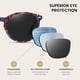 thumbnail image 4 of Gafas de sol DUCO retro redondas polarizadas UV400 para mujer DC1230, 4 of 6