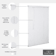 thumbnail image 3 of Lotus & Windoware Cordless 1" Aluminum Light Filtering Horizontal Mini Blind, 43" W x 96" L, White, Smooth, 3 of 6