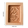 thumbnail image 2 of Cookie Moulds Rose Embossing Craft Baking Tool for Decorative Making, 2 of 2
