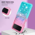 thumbnail image 4 of Funda para Samsung Galaxy Z Flip 3 5G Transparente con Brillos Carcasa Protectora Antigolpes con Glitter Brillante, 4 of 5