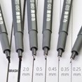 thumbnail image 4 of CAROOTU 6Pcs/Set Waterproof Sketch Pigment Fine Liner Pen Needle Drawing, 4 of 4