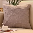 thumbnail image 1 of Fiudx Funda de Almohada de Felpa, Funda de Cojín de Poliéster Suave, Diseño con Cremallera Invisible, Tamaño Versátil de 45 X 45 Cm, Decoración para Sofá, Decoración Navideña, Fácil de Limpiar, Lavab, 1 of 6