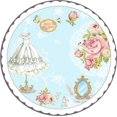 thumbnail image 4 of Soporte elegante para tartas de porcelana con flores, soporte para cupcakes, bandeja para servir pastelería, soporte de torre para cupcakes escalonados, soporte de postre, 4 of 7