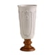 thumbnail image 1 of Jarrón de Cerámica de Base de Madera con Diseño Clásico Francés Florero Decorativo para Arreglos Florales Adecuado para Sala de Estar Dormitorio, 1 of 9