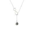 thumbnail image 2 of Delight Jewelry Silvertone Small Indian - Mascot Silver tone Elegant Infinity Lariat Necklace, 2 of 4