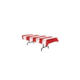 thumbnail image 2 of Red & White Stripes Tablecover Party Accessory (1 count) (1/Pkg), 2 of 2