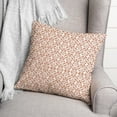 thumbnail image 3 of Creative Products Peach Leaf Pattern Pillow 18 x 18 Spun Poly Pillow, 3 of 3