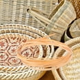 thumbnail image 4 of FELTECHELECTR 4 rollos de tiras de madera, material de ratán natural, suministros para hacer cestas de ratán, artesanías tejidas a mano para tejer y hacer muebles de mimbre., 4 of 6