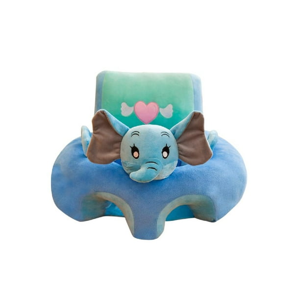 Lindo Bebé Aprendiendo A Sentarse Asiento Sofá Funda Silla Funda Sin Forro (elefante)