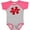 Heather and Hot Pink, variant on Inktastic Autism Awareness Be Kind Red Puzzle Piece Boys or Girls Baby Bodysuit