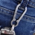 thumbnail image 4 of Men's Car Key Chain, Personalized Creative Stainless Steel Car Keychain for Men, Anti-Loss Heavy Duty Metal Key Ring, 4 of 5