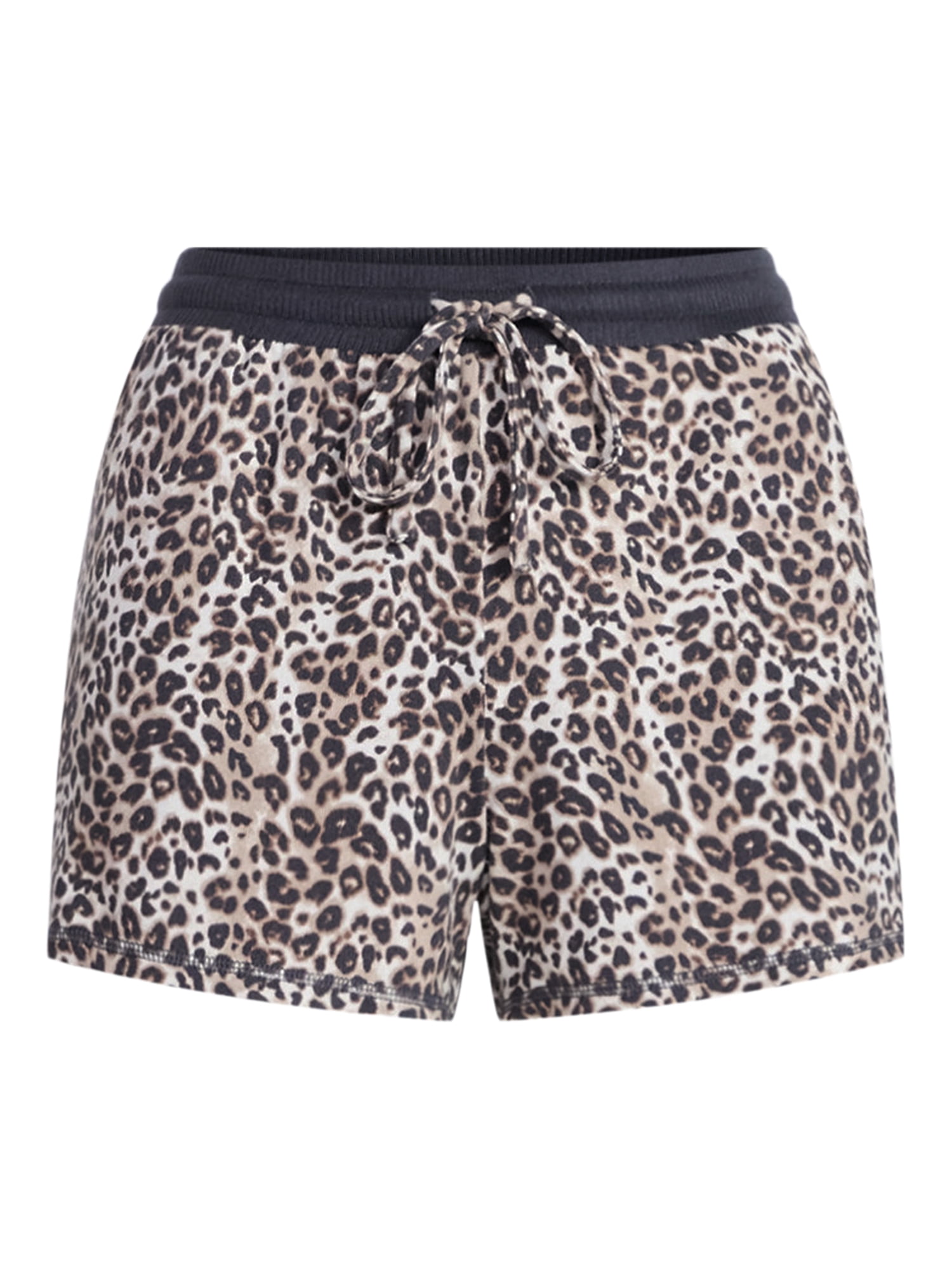 Joyspun Women's Cozy Lounge Collection Hacci Knit Sleep Shorts, 3" Inseam, Sizes XS-3X