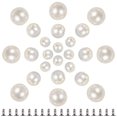 thumbnail image 1 of OULII Set 150 Pairs Studs Buttons Fake Studs For Bridal Veils Clothes Diy Decorative, 1 of 7