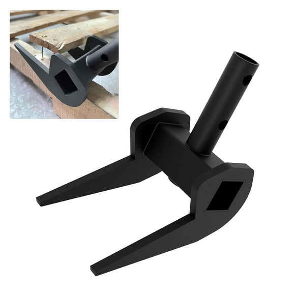 VANROUG 1PCS Pallet Buster Tool Pallet Breaker,Pallet Disassembly Tool,Heavy Duty Deck Board Puller Efficient Pallet Removal Tool for Removing Wooden Pallet Boards,Black