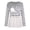 Grey, variant on Gyujnb Classic Crew Neck Maternity Nursing Blouse Striped Color Block Soft Stretch Knit Long Sleeve Cutout Hidden Feeding Loose Curved Hem Top,S