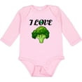 thumbnail image 3 of Inktastic I Love Broccoli Boys or Girls Long Sleeve Baby Bodysuit, 3 of 5