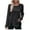 Black, variant on VERUGU Long Sleeve Shirts for Women Crew Neck Casual Tunic Tops Lightweight Pullover