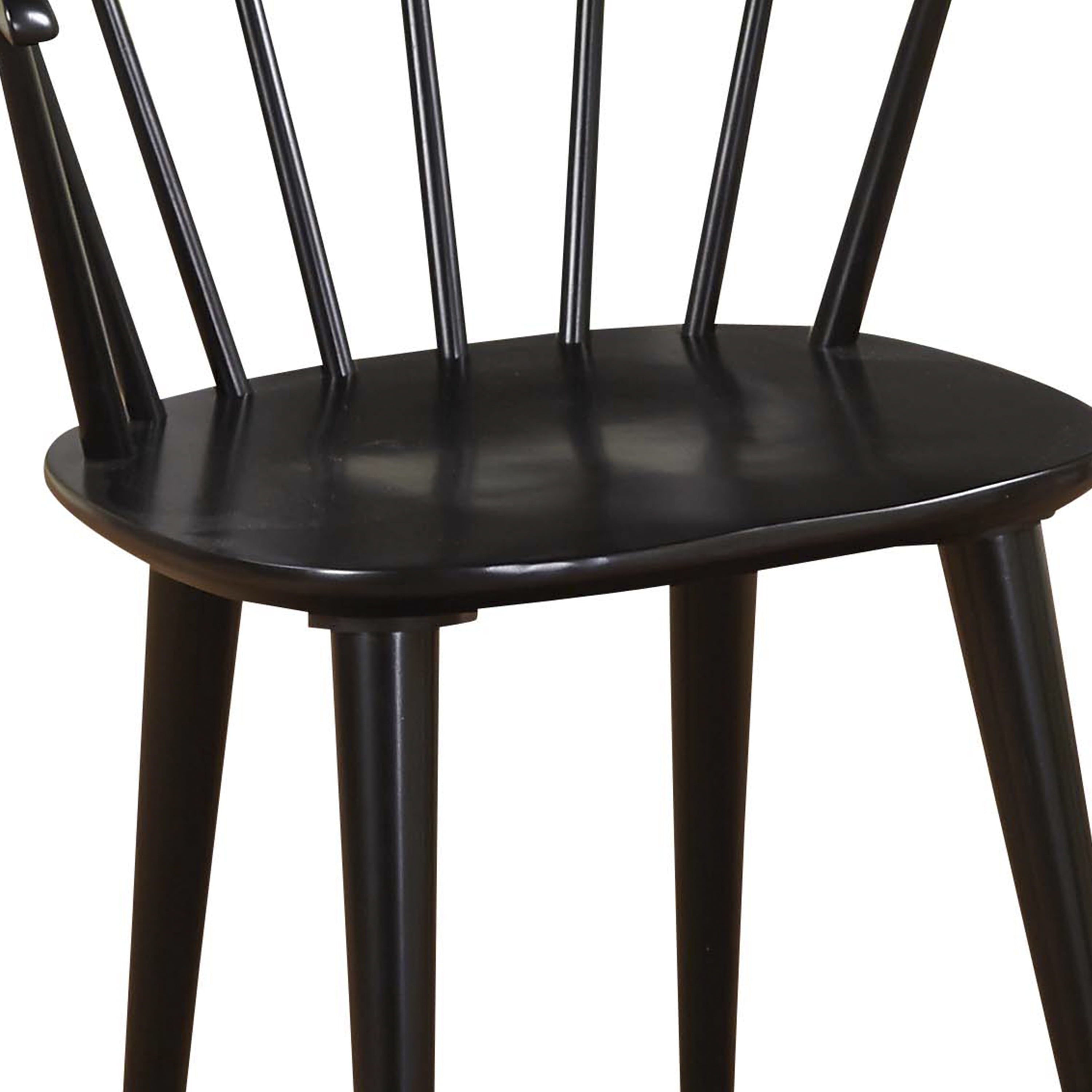 TMS Florence Indoor Dining Chair, Set of 2, Black - Walmart.com
