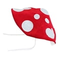 thumbnail image 4 of Sombrero de hongo, accesorio divertido, gorro de fiesta cómico para juego de rol, bar, pub, cosplay Rojo, 4 of 8