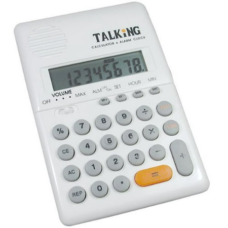 Handheld Talking Calculator with Alarm, Small size, Clear Voice! By MAGNIFYING