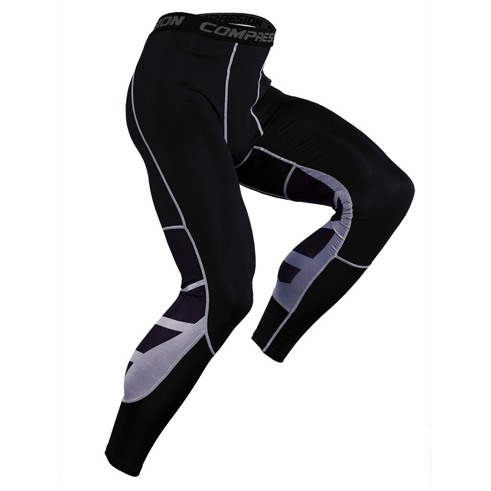Details about &nbsp;Men Sports Quick Dry Compression Base Layer Leggings Trousers Pants Sportwear