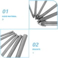 thumbnail image 3 of SHOWERORO 6Ud Brocas De Metal Para Vidrio Y Azulejo Plata Para Taladro Y Reparaciones En, 3 of 8