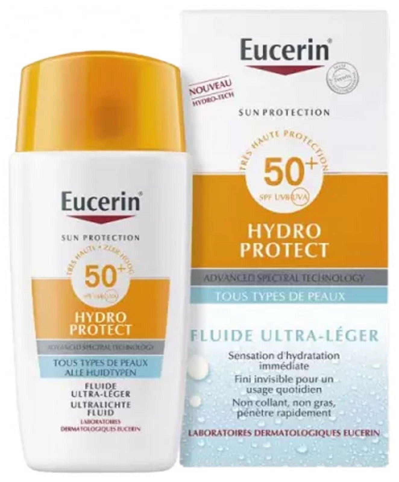 Eucerin Sun Hydro Protect Ultra-Light Fluid SPF50+ photo 1