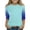 Sky Blue, variant on YunPes Girls Baseball Raglan T-Shirt 3/4 Sleeve Soft Tee Classic Casual Top Crewneck Color Block Cute Spring Summer Blouses Tops