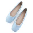 thumbnail image 3 of Zapatos SAILING LU, vestido plano azul cielo para mujer, de gamuza, talla 7.5, 3 of 7