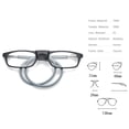 thumbnail image 4 of Lunettes de Lecture Magnétiques de Haute Qualité pour Hommes et Femmes Portables Aimant Rouge +125, 4 of 6