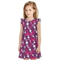 thumbnail image 1 of Cauagu Chemise de Nuit Vintage en Vinyle pour Filles, Manches Courtes, Robe de Pyjama Douce Princesse -TTG, 1 of 6