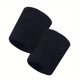 thumbnail image 4 of Muñequera de toalla, muñequera deportiva con absorción de sudor con malla, muñequera de punto transpirable para hombres y mujeres, adecuada para 40-90 kg, 4 of 4
