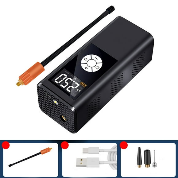 Canada Day Kcavykas Back to School Season,Tire inflator Portable, Tire Pump, Digital Electric Pump with Emergency LED for Car, Tire, Bike, Motorcycle, Ball