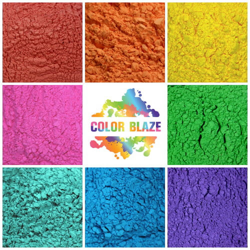 Neon Color Powder  Retro 80's Party/Event Pre-Packaged Bulk & Packets -  PurColour